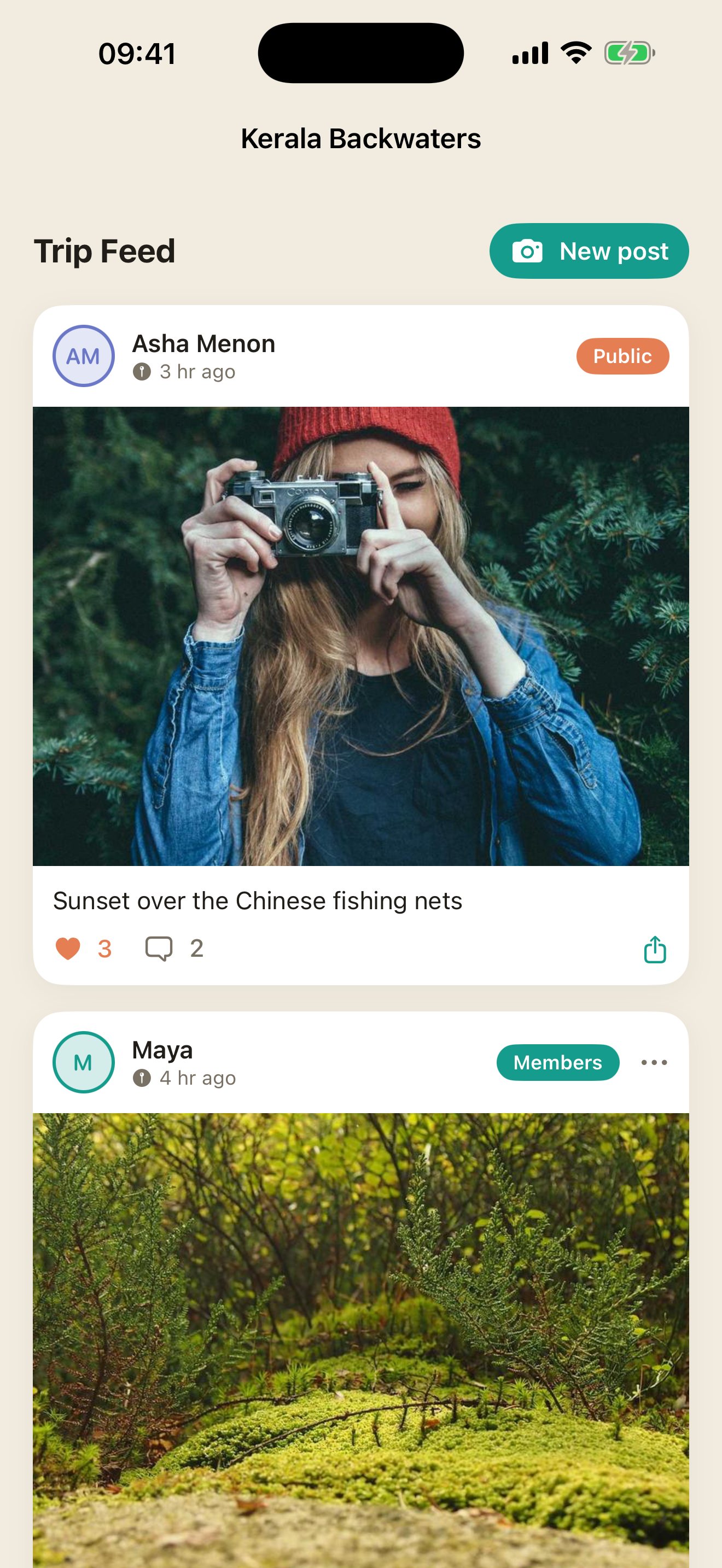 Travel Planner — Feed