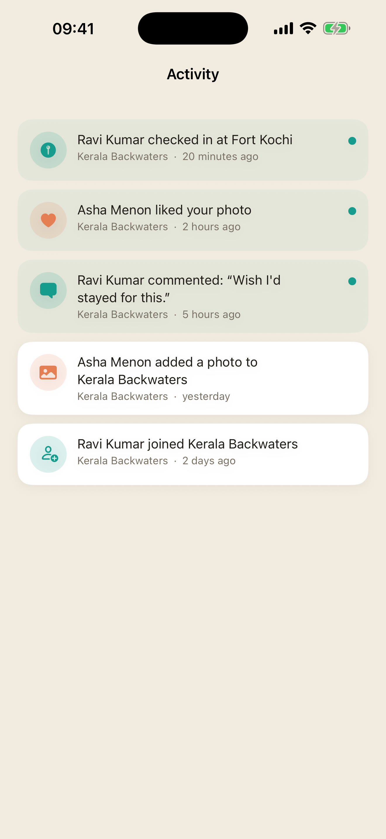 Travel Planner — Notifications